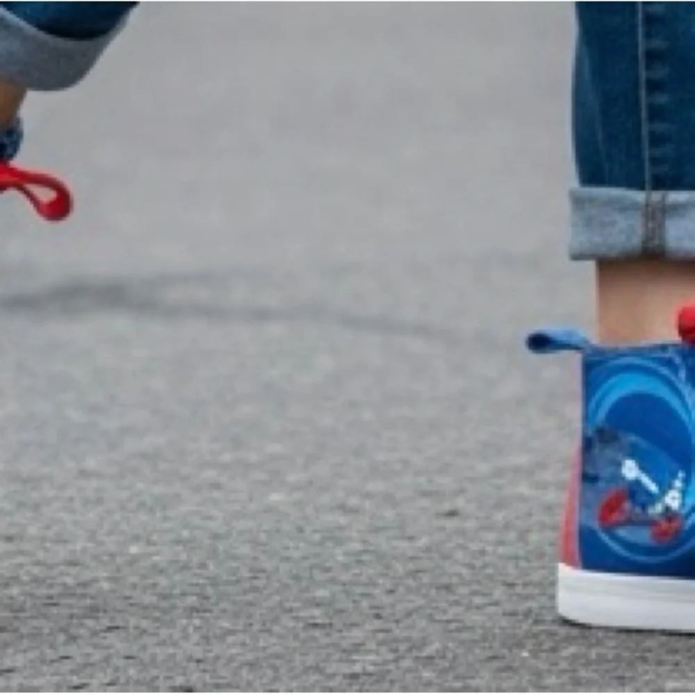 Sonic NIKELODEON BOYS Kids High-Top Sneakers - Blue and Red NWOT